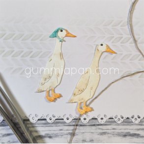 Die Anka med Sjalett gummiapan 