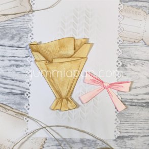 Die Blomsterpapper med Rosett gummiapan 