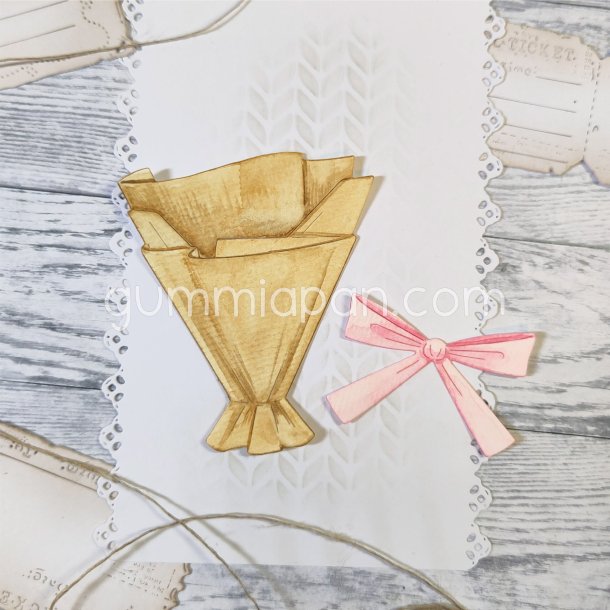 Die Blomsterpapper med Rosett gummiapan FORUDBESTILLING