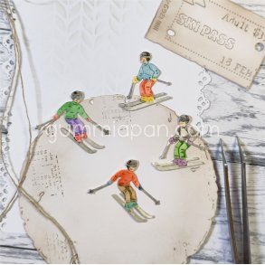 Die Slalom�kare gummiapan 