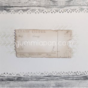 Die T�gbiljett gummiapan