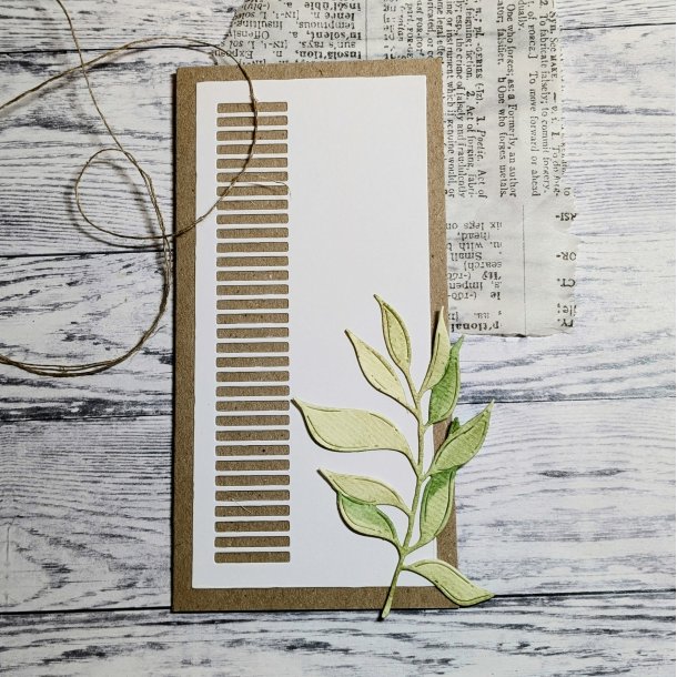 Die GA SlimLine med Smala Rektanglar gummiapan FORUDBESTILLING