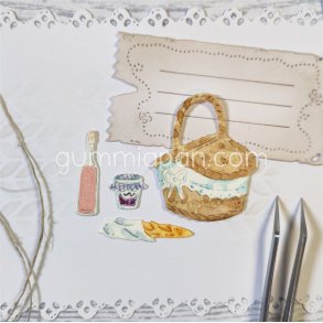 Die S&ouml;t Picknickkorg gummiapan 