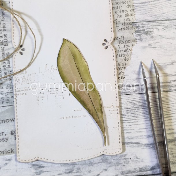 Die Smalt Funkiablad gummiapan FORUDBESTILLING