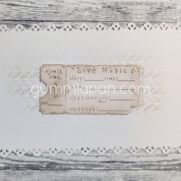 Die Konsertbiljett gummiapan FORUDBESTILLING