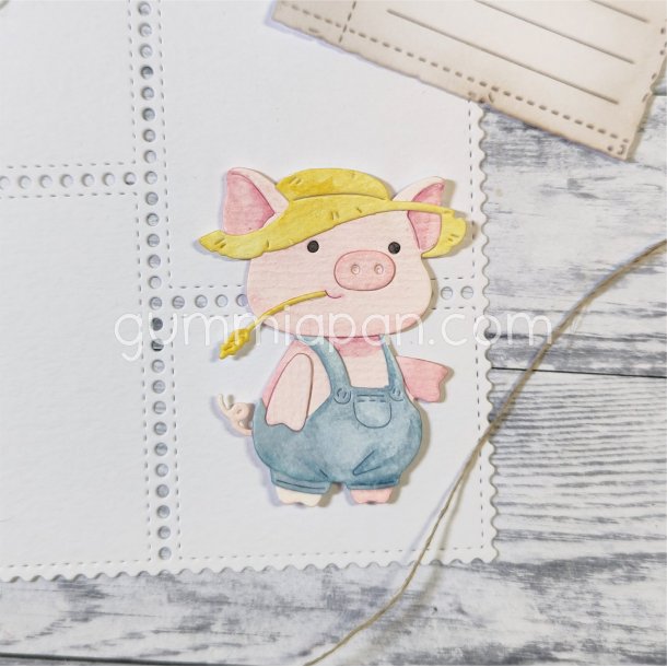 Die Snickarbyxa &amp; Str�hatt till Piggy gummiapan FORUDBESTILLING