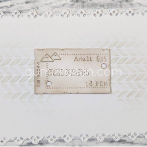 Die Liftkort gummiapan 