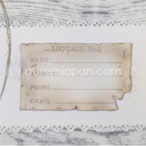 Die Bagagetag gummiapan 