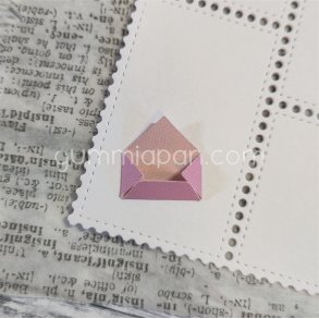 Die Mini-Kuvert gummiapan 