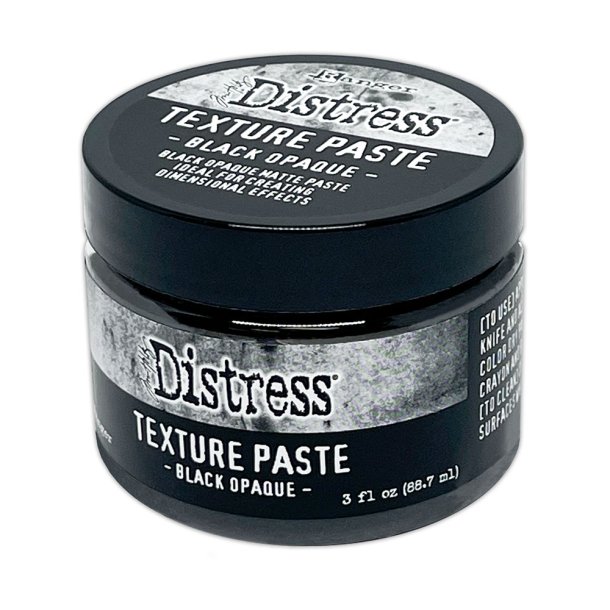 Distress Texture Paste Black Opaque 88,7ml