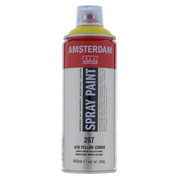 AMSTERDAM Spray paint 400 ml Azo Yellow Lemon 267