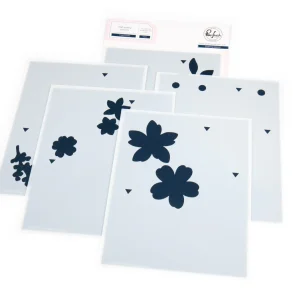 Fresh Florals stencil - Pinkfresh Studio 