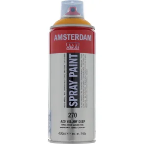 AMSTERDAM Spray paint 400 ml Azo Yellow Deep 270