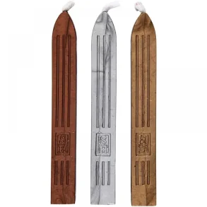  Lak, guld, slv, bronze, L: 10 cm, 3 stk./ 1 pk. xxx