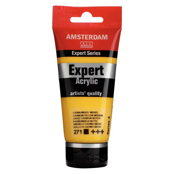 AMSTERDAM Expert Series acrylic tube 75 ml Cadmium Yellow Medium 271