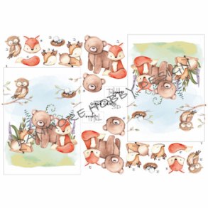 3D ark Skovens dyr M2