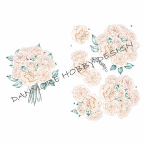 3D ark Rose buket M2