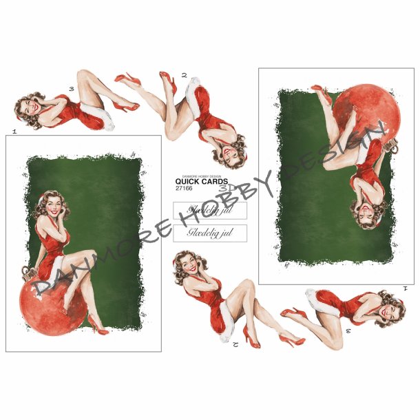 3D ark Julepige p kugle M11