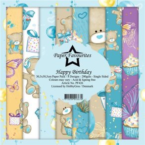 LS BESKRIVELSE Papirblok PF426 Best Friends 30,5x30,5cm Paper Favourites BESTILLINGSVARE