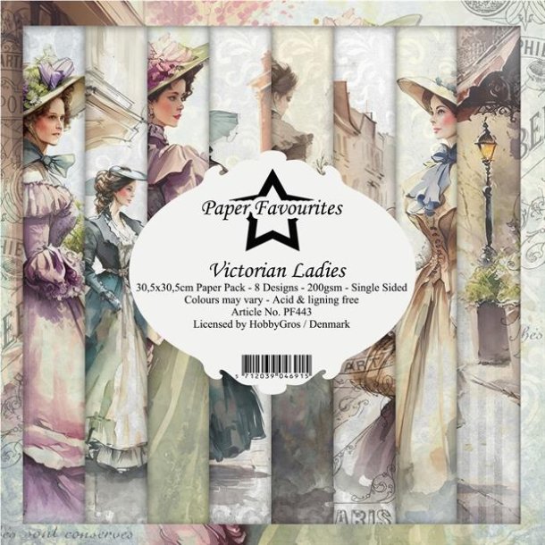 Papirblok PF443 Victorian Ladies 30,5x30,5cm