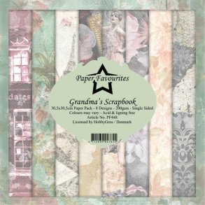 LS BESKRIVELSE Papirblok PF448 Grandm'a Scrapbook 30,5x30,5cm BESTILLINGSVARE