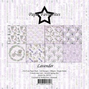 Papirblok PF519 Lavender 15x15cm Paper Favourites