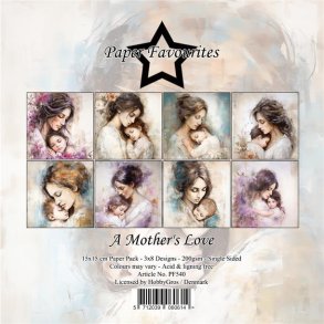 Papirblok PF540 A Mother's Love 15x15cm Paper Favourites 