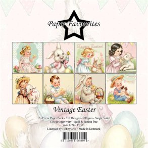 Papirblok PF571 Vintage Easter 15x15cm Paper Favourites 