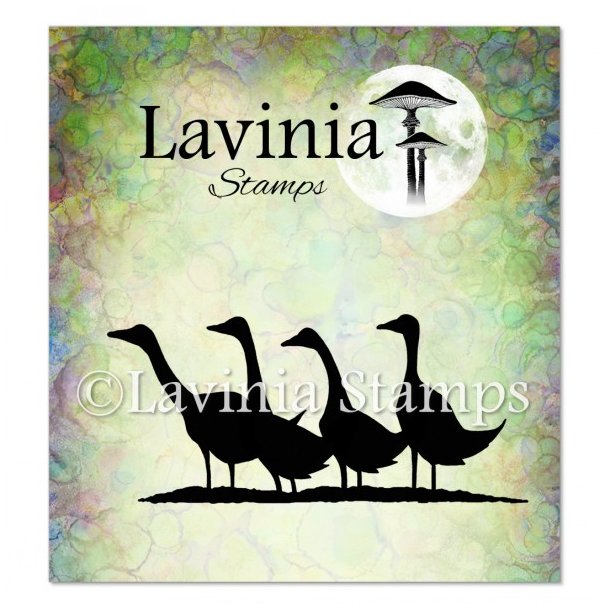 Gaggle of Geese Stamp Lavinia