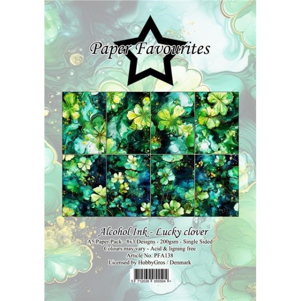 Paper Favourites Paper Pack Alcohol Ink - Lucky Glover PFA138 A5