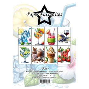 LS BESKRIVELSE Paper Favourites Paper Pack Party PFA139 A5 BESTILLINGSVARE