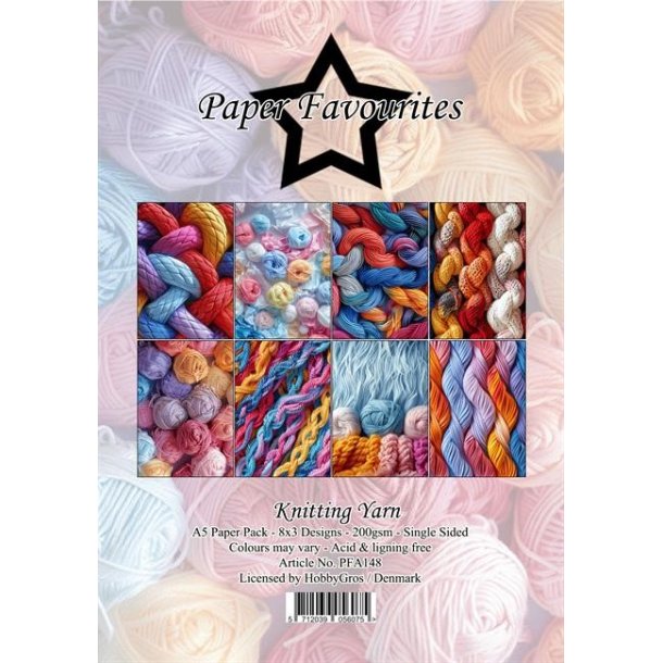 Paper Favourites Paper Pack Knitting Yarn PFA148 A5