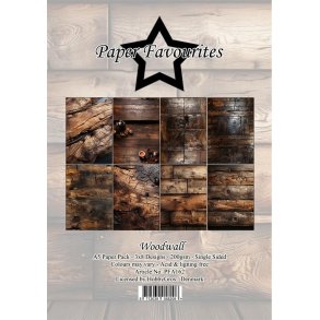 Paper Favourites Paper Pack Woodwall PFA162 A5