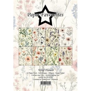 Paper Favourites Paper Pack Wild Flower PFA164 A5