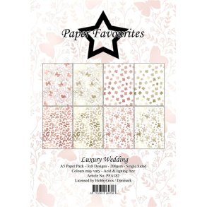 Paper Favourites Paper Pack Luxury Wedding PFA182 A5  xxx