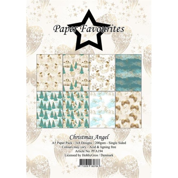 Paper Favourites Paper Pack Christmas Angel A5 PFA194