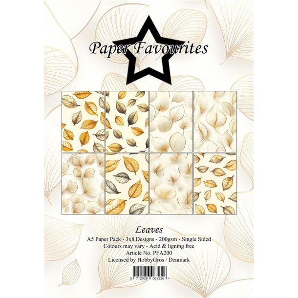 Paper Favourites Paper Pack "Leaves" PFA200 A5