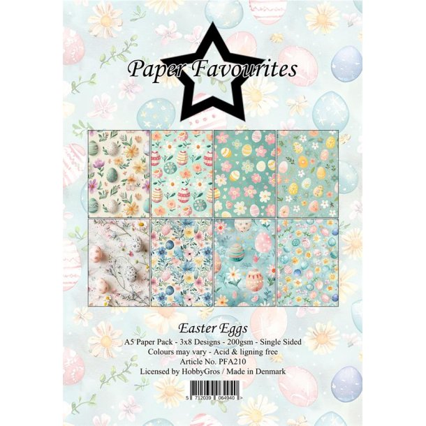 Papirblok Easter Eggs A5 PFA210