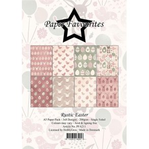 Papirblok Rustic Easter A5 PFA211
