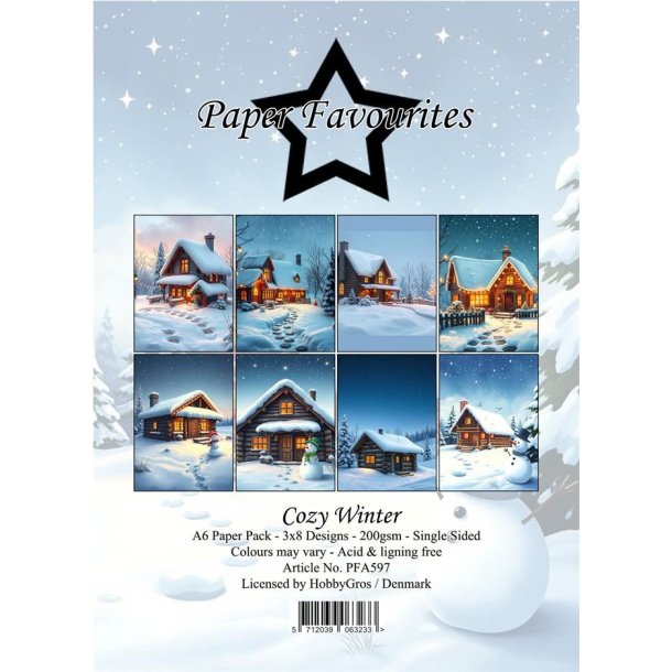 Paper Favourites Paper Pack "Cozy Winter" PFA597 A6