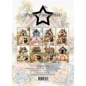 Papirblok Happy Pigs A6 PFA606