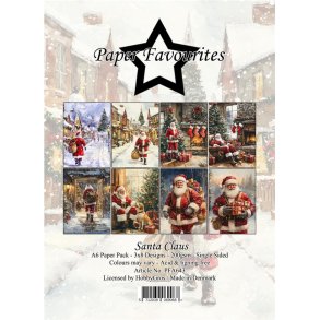 Paper Favourites Paper Pack Santa Claus A6 PFA643