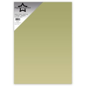 Mirror card Mat Smooth Mint A4 5ark PFSS009