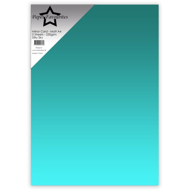 Mirror card Mat Silky Sky A4 5ark PFSS010