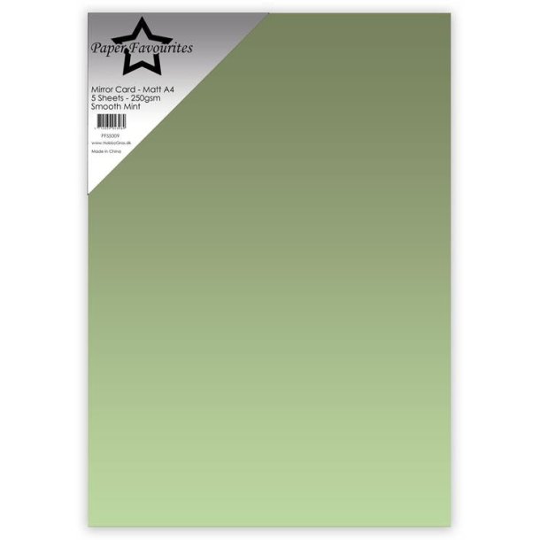 Mirror card Mat Opalescent Green A4 5ark PFSS011