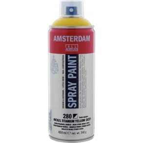 AMSTERDAM Spray paint 400 ml Nickel Titanium Yellow Deep 280