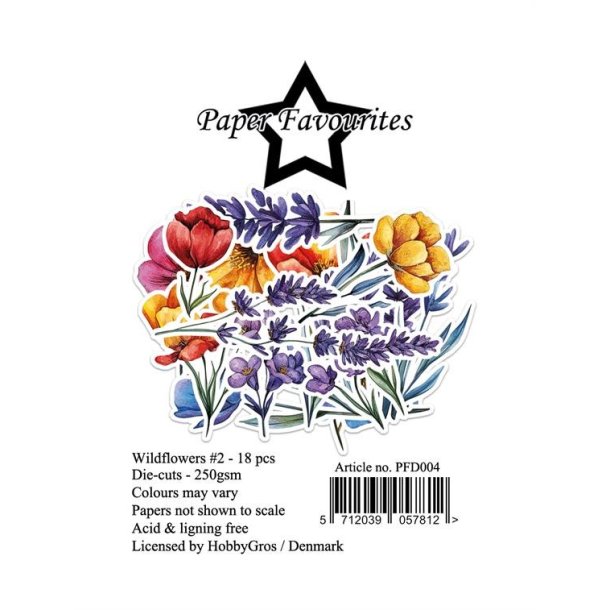 Paper Favourites Die-Cuts "Wildflowers #2" PFD004