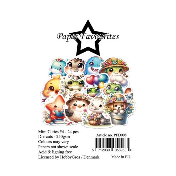 Paper Favourites Die-Cuts "Mini Cuties #4" PFD008