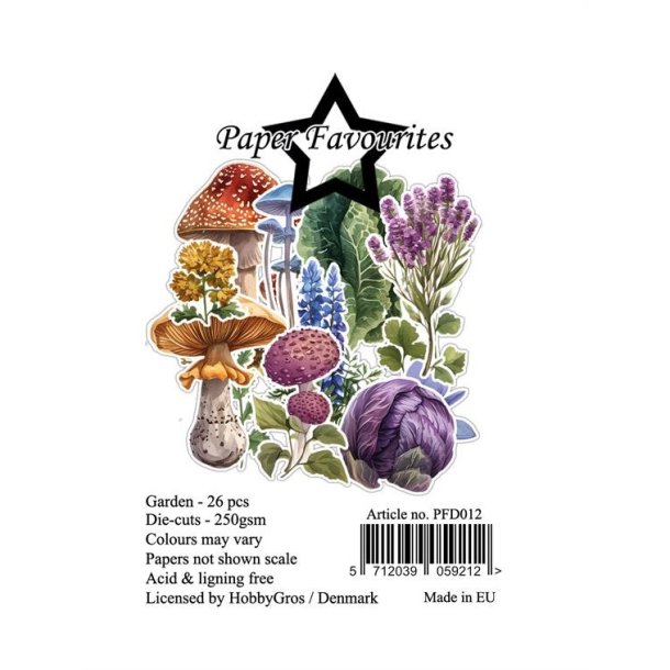 Paper Favourites Die-Cuts "Garden" PFD012