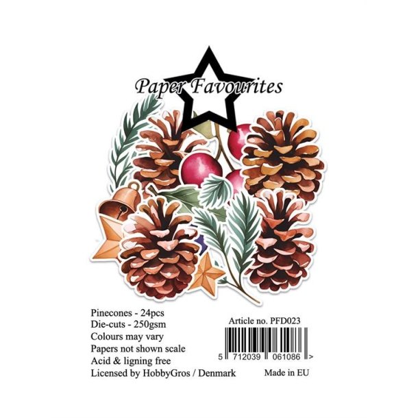 Paper Favourites Die-Cuts "Pinecones" PFD023 